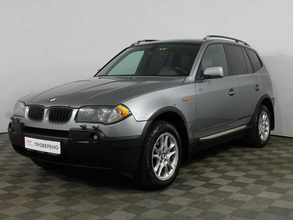 2004 BMW X3 25i I (E83), серый