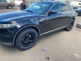 2007 Infiniti FX45 I (S50) Рестайлинг, чёрный, 1200000 рублей, вид 4