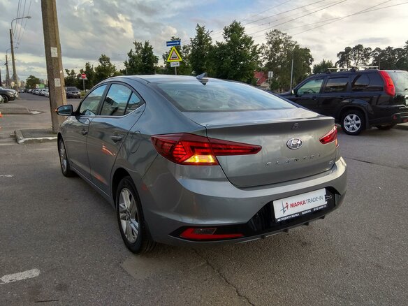 2019 Hyundai Elantra VI (AD) Рестайлинг, серый - вид 4