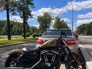 2017 Harley-Davidson Sportster 883, зелёный, 950000 рублей, вид 4