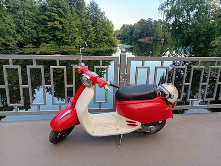 1995 Honda Giorno, пурпурный, 65000 рублей, вид 3