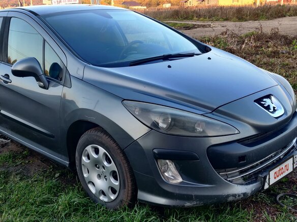 2010 Peugeot 308 I, серый - вид 2