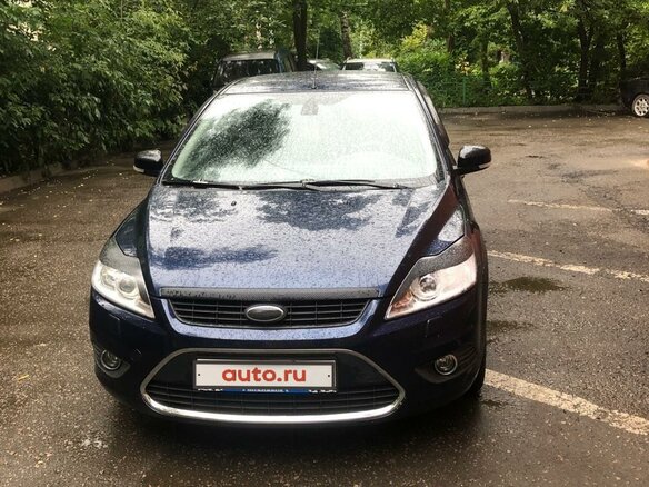 2009 Ford Focus II Рестайлинг, синий - вид 1
