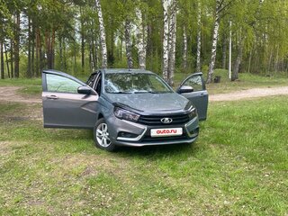 2016 Lada (ВАЗ) Vesta I, серый, 830000 рублей, вид 3