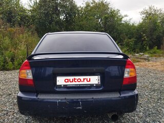 2008 Hyundai Accent ТагАЗ II, синий, 249000 рублей, вид 5