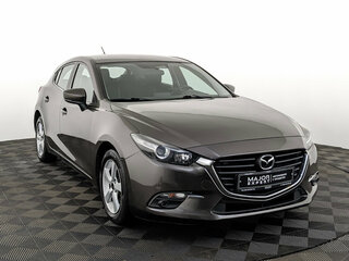 2017 Mazda 3 III (BM) Рестайлинг, серый, 1450000 рублей, вид 3