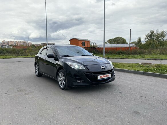 2009 Mazda 3 II (BL), чёрный - вид 1