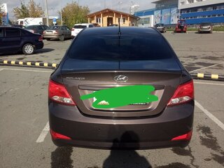 2016 Hyundai Solaris I Рестайлинг, коричневый, 950000 рублей, вид 5