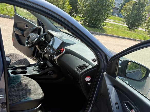 2014 Hyundai ix35 I Рестайлинг, синий, 1180000 рублей - вид 8