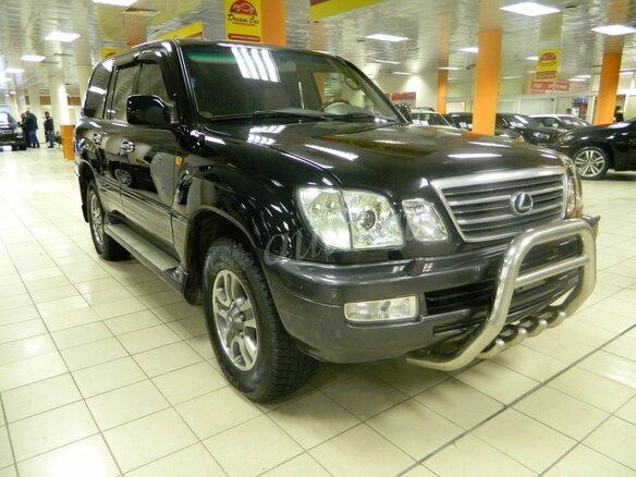 2006 Lexus LX 470 II Рестайлинг, чёрный