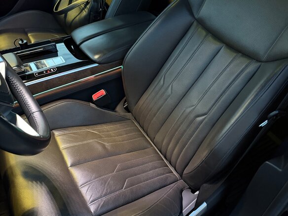 2019 Audi A8 Long 55 TFSI IV (D5), синий, 5250000 рублей - вид 29