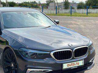 2017 BMW 5 серии 520d VII (G30/G31/G38), чёрный, 2708464 рублей, вид 2