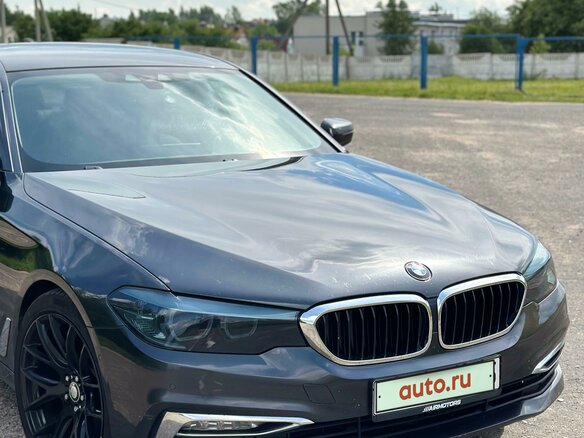2017 BMW 5 серии 520d VII (G30/G31/G38), чёрный, 2667405 рублей - вид 1