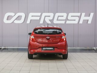 2016 Hyundai Solaris I Рестайлинг, красный, 829000 рублей, вид 4
