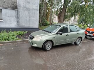 2013 Lada (ВАЗ) Granta I, зелёный, 250000 рублей, вид 1