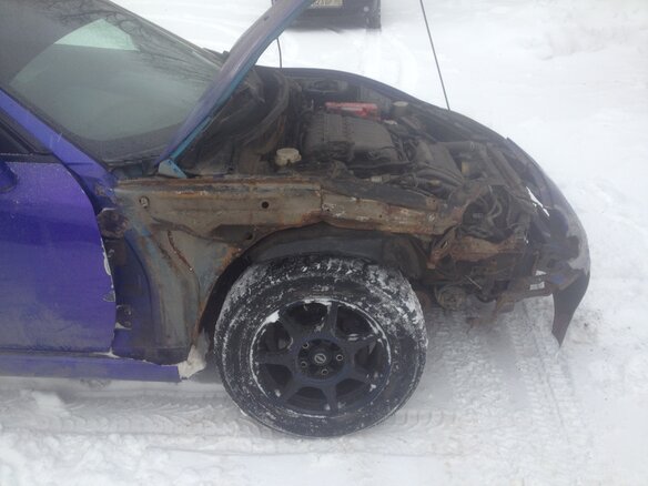 1995 Mitsubishi FTO I, фиолетовый - вид 6