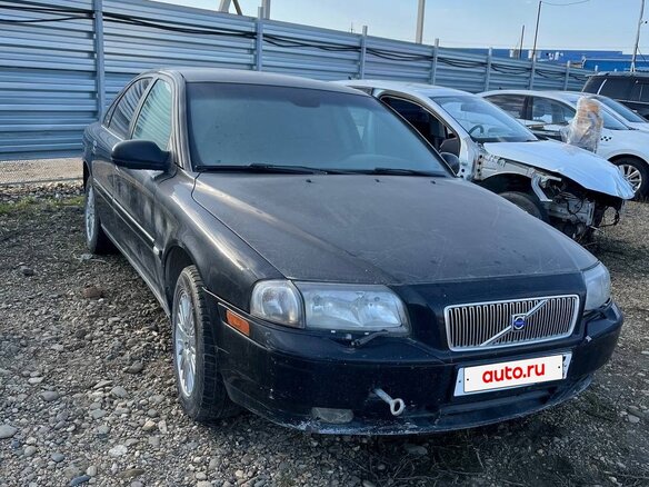 2006 Volvo S80 I Рестайлинг, чёрный - вид 1