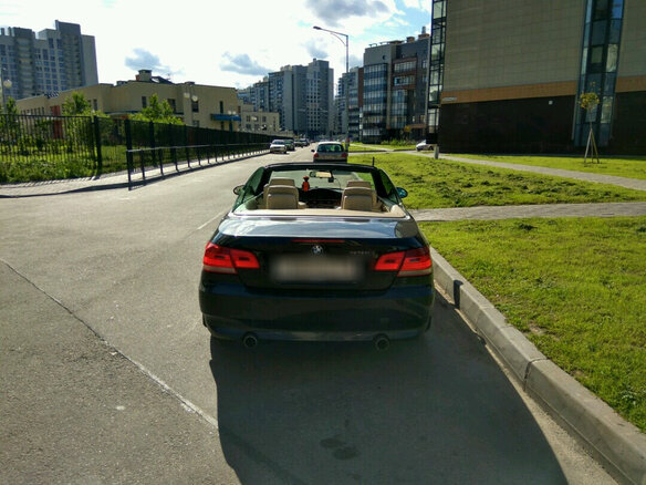 2008 BMW 3 серии 335i V (E90/E91/E92/E93), чёрный - вид 5