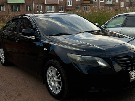 2006 Toyota Camry VI (XV40), чёрный, 1100000 рублей, вид 1