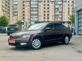 2015 Skoda Octavia III (A7), коричневый, 1149000 рублей, вид 3