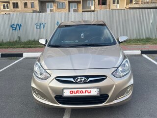 2011 Hyundai Solaris I, коричневый, 780000 рублей, вид 2