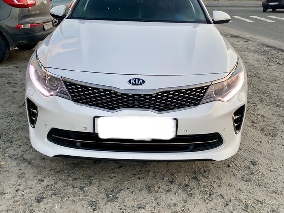 2017 Kia Optima IV, белый, 1600000 рублей - вид 1