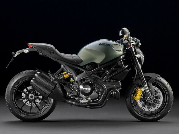 2013 Ducati Monster 1100, зелёный - вид 27