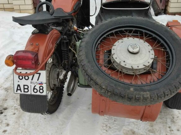 1993 Урал ИМЗ-8.103, коричневый, 250000 рублей - вид 10