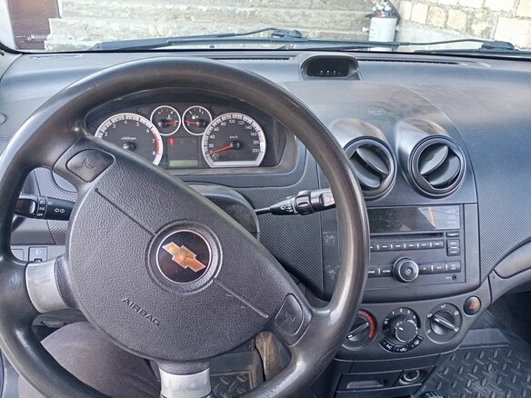 2008 Chevrolet Aveo I Рестайлинг, синий, 460000 рублей - вид 6