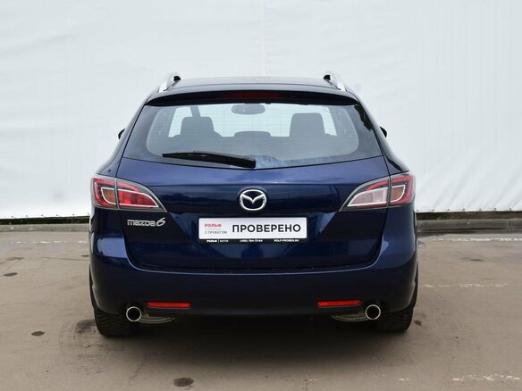 2008 Mazda 6 II (GH), синий - вид 5