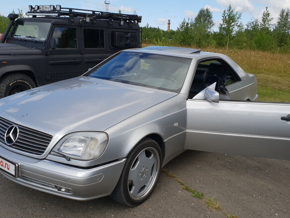 1998 Mercedes-Benz CL-Класс 600 I (C140), серебристый, 6000000 рублей - вид 2