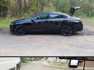 2018 Chevrolet Malibu IX Рестайлинг, чёрный, 1250000 рублей, вид 4