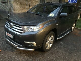 2011 Toyota Highlander II (XU40) Рестайлинг, серебристый, 2000000 рублей, вид 3
