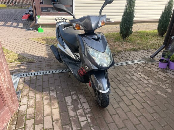 2007 Yamaha CygnusX, серый, 168000 рублей - вид 9