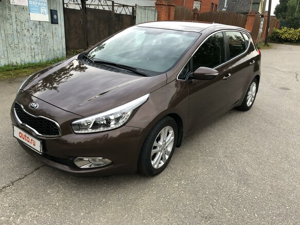2014 Kia Ceed II, коричневый