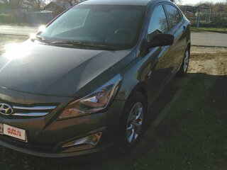 2016 Hyundai Solaris I Рестайлинг, коричневый, 1100000 рублей, вид 3