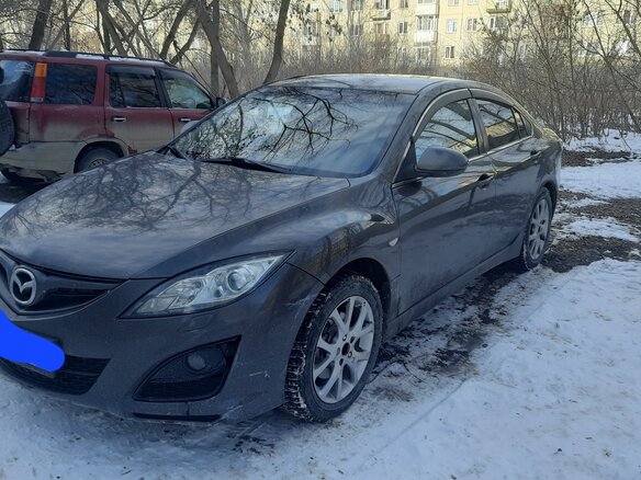 2011 Mazda 6 II (GH) Рестайлинг, серый, 1180000 рублей