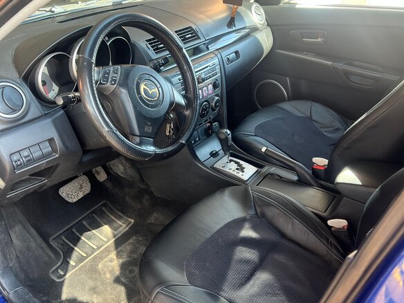 2007 Mazda 3 I (BK) Рестайлинг, синий, 580000 рублей - вид 11