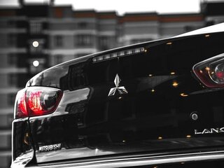2012 Mitsubishi Lancer X Рестайлинг, чёрный, 1300000 рублей, вид 5