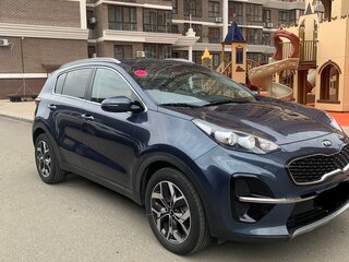 2019 Kia Sportage IV Рестайлинг, синий, 2600000 рублей, вид 1