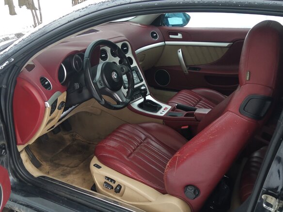 2007 Alfa Romeo Brera I, чёрный - вид 3
