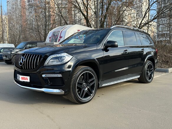 2014 Mercedes-Benz GL-Класс 500 II (X166), чёрный, 3990000 рублей - вид 1