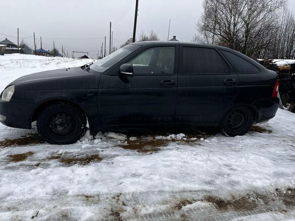 2009 Lada (ВАЗ) Priora I, чёрный, 300000 рублей - вид 8