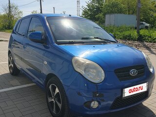 2008 Kia Picanto I Рестайлинг, синий, 485000 рублей, вид 3
