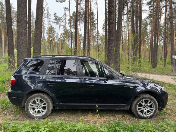 2008 BMW X3 20d I (E83) Рестайлинг, синий, 1050000 рублей - вид 5