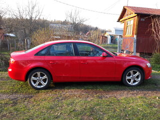 2013 Audi A4 IV (B8) Рестайлинг, красный, 1199999 рублей, вид 5