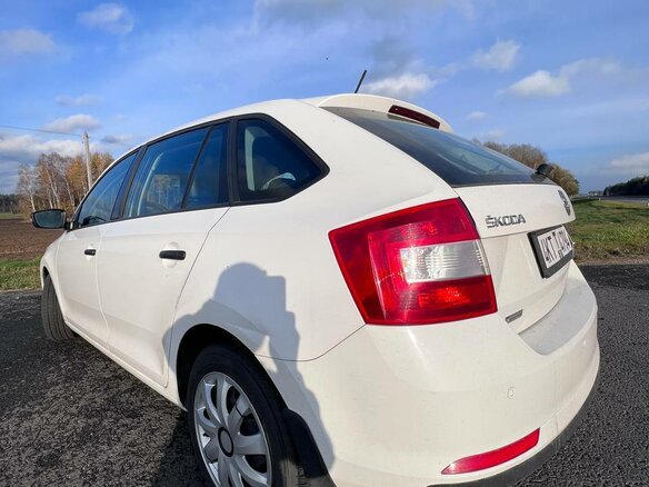 2017 Skoda Rapid I Рестайлинг, белый, 860000 рублей - вид 7