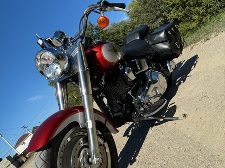 2000 Harley-Davidson Fat Boy, красный, 1000000 рублей, вид 4