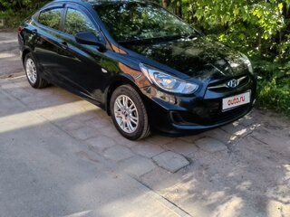 2014 Hyundai Solaris I, чёрный, 820000 рублей, вид 1