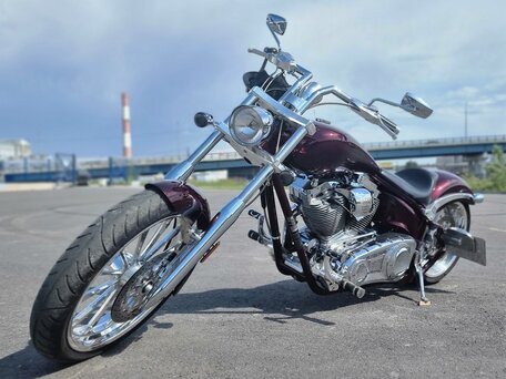 2006 Big Dog Motorcycles Mastiff, пурпурный, 1650000 рублей, вид 2